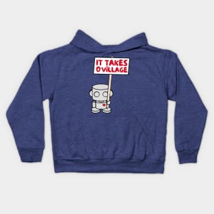 O'BOT Toy Robot (It Takes O'village) Kids Hoodie